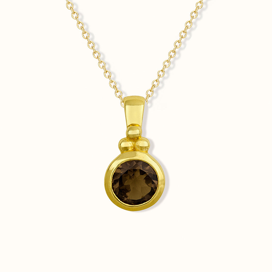 Ava Rauchquarz Charm Golden
