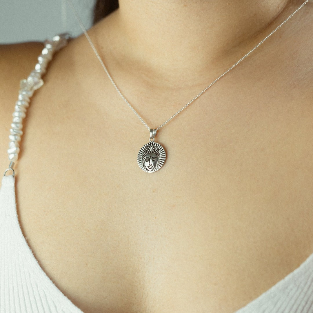 Buddha Charm Silber - Spirit of Liebs