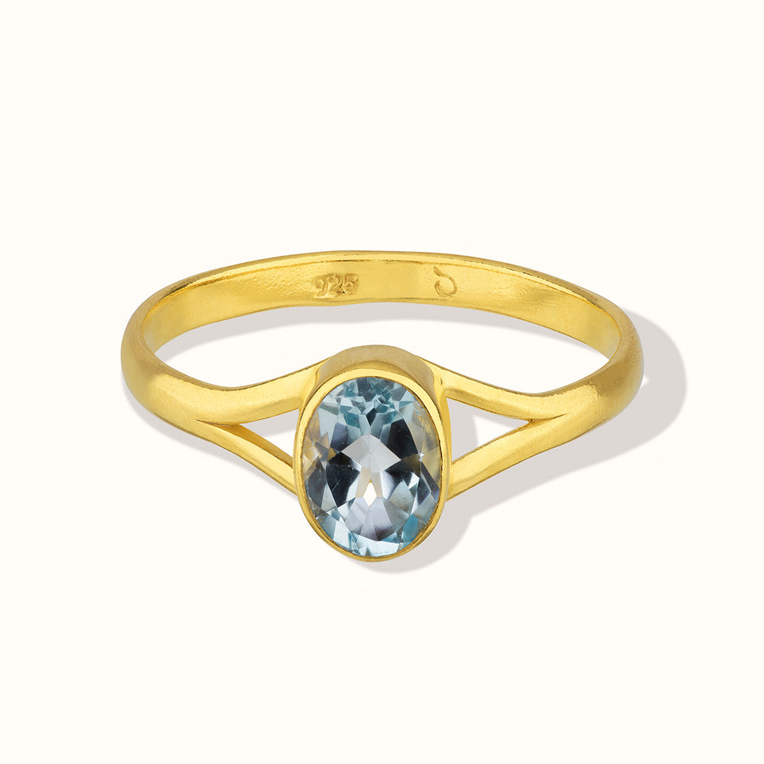 Kaleo Topas Ring Golden