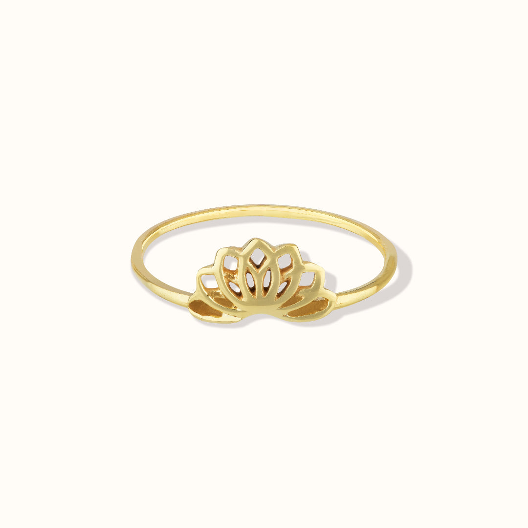 Padma Lotus Ring Golden