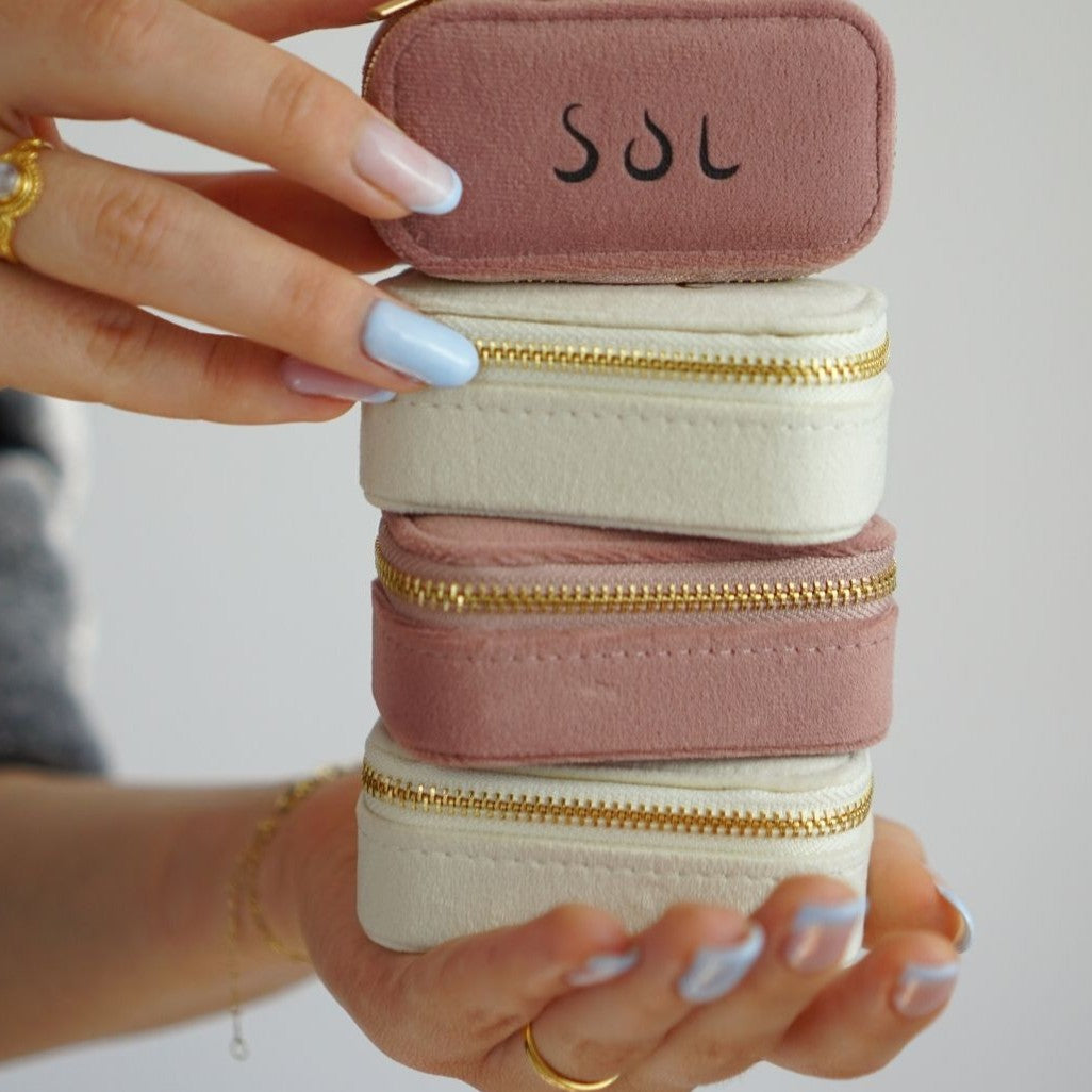 Daisy Schmuckkästchen/ Reiseetui (dusty pink)