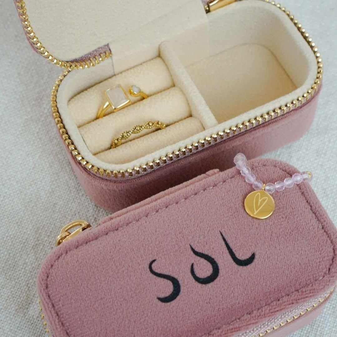 Daisy Schmuckkästchen/ Reiseetui (dusty pink)
