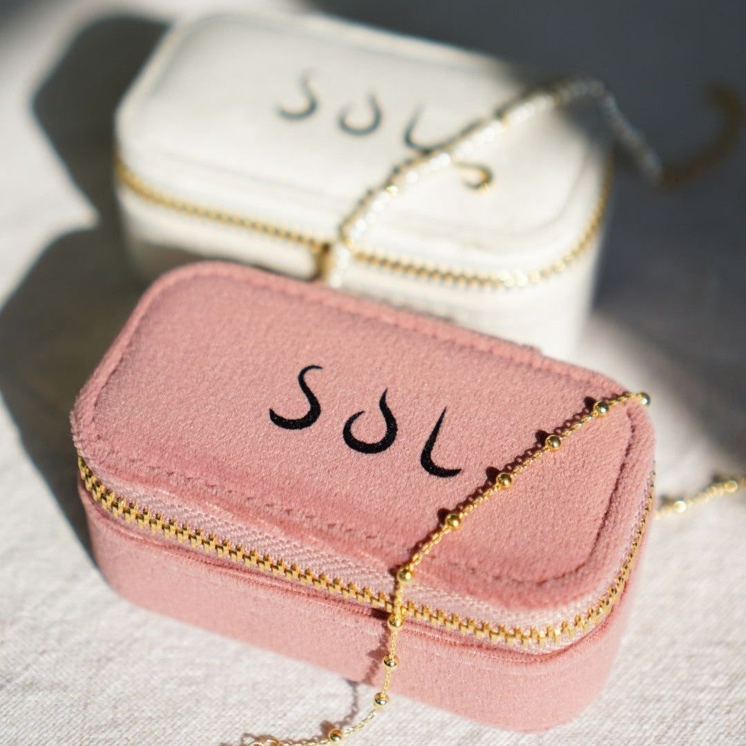 Daisy Schmuckkästchen/ Reiseetui (dusty pink)