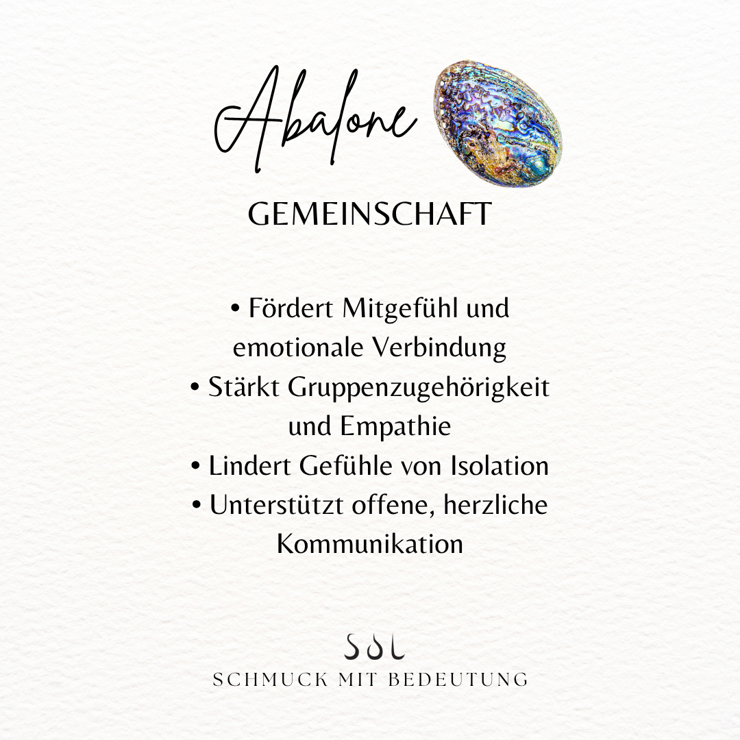 Aries Abalone Ring Silber