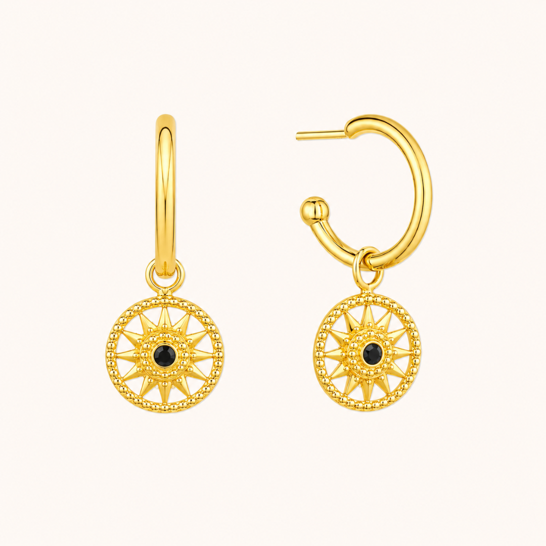 Elara Spinell Hoops Golden