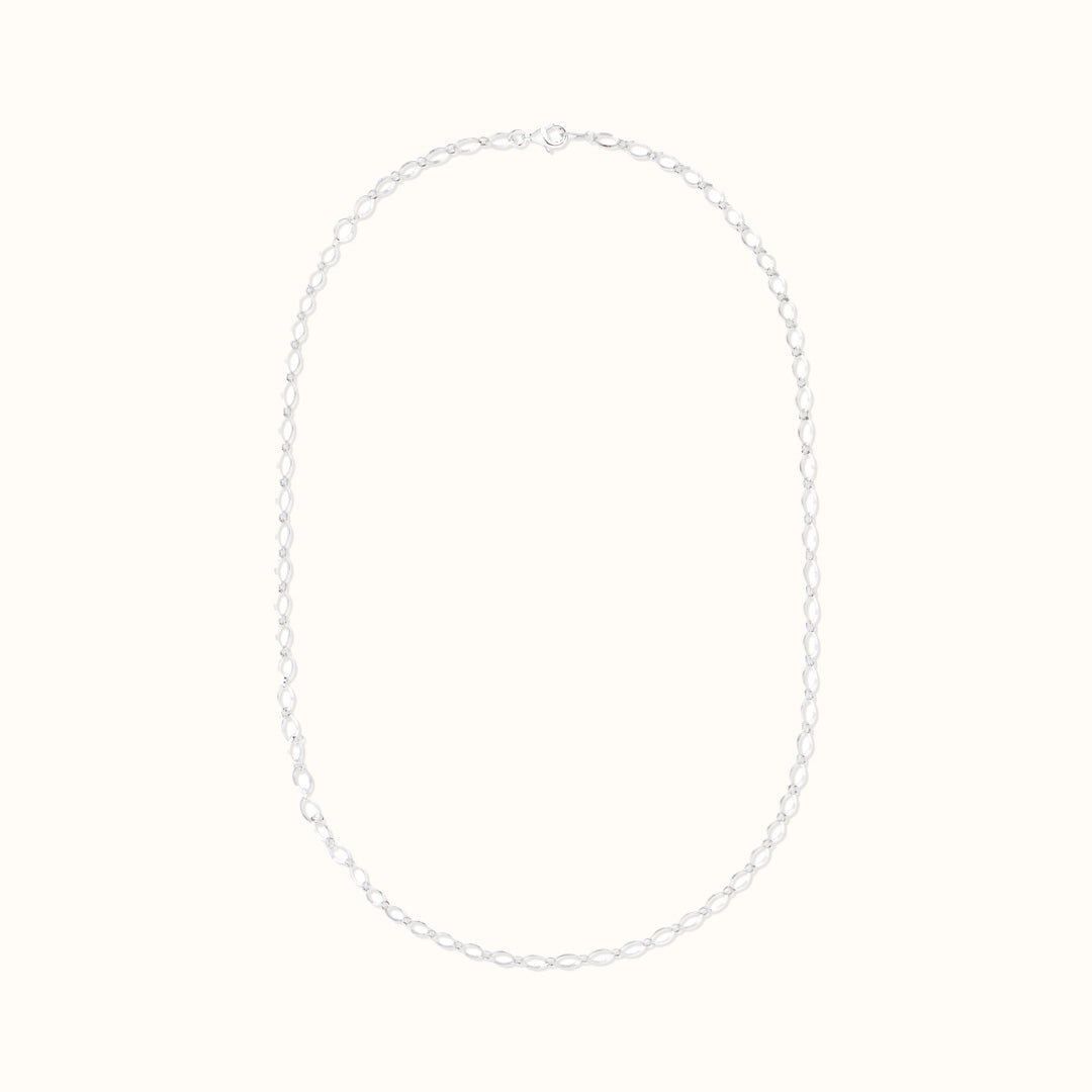 Figaro Kette Silber