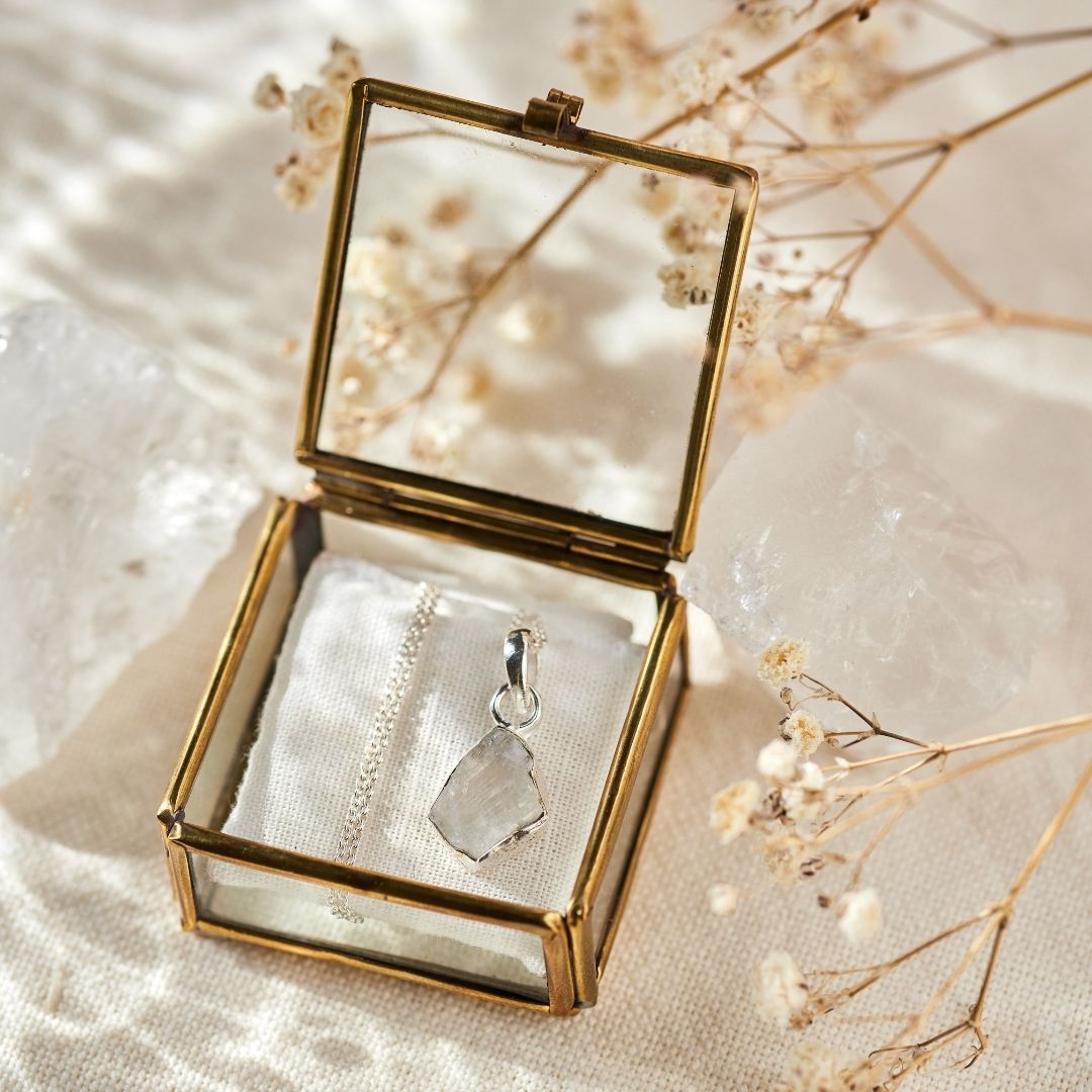 Gaia Mondstein Charm Silber