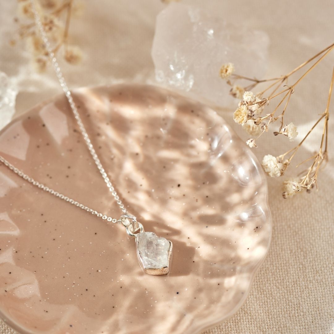 Gaia Mondstein Charm Silber