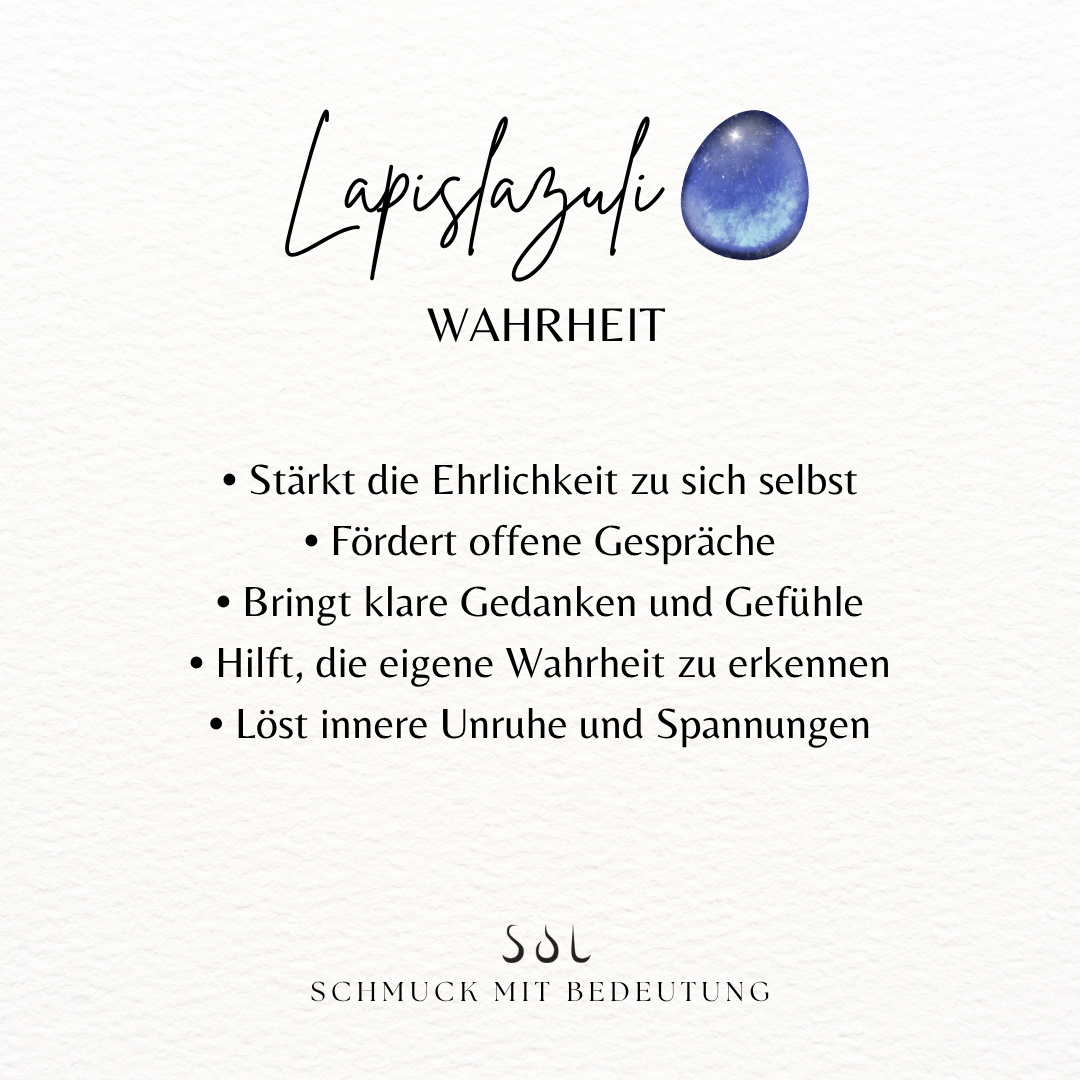 Luna Lapislazuli Ring Silber