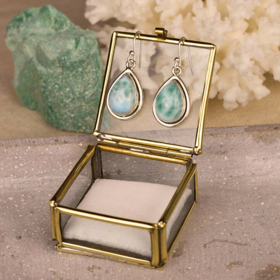 Melia Larimar Ohrhänger Silber (Limited Edition)