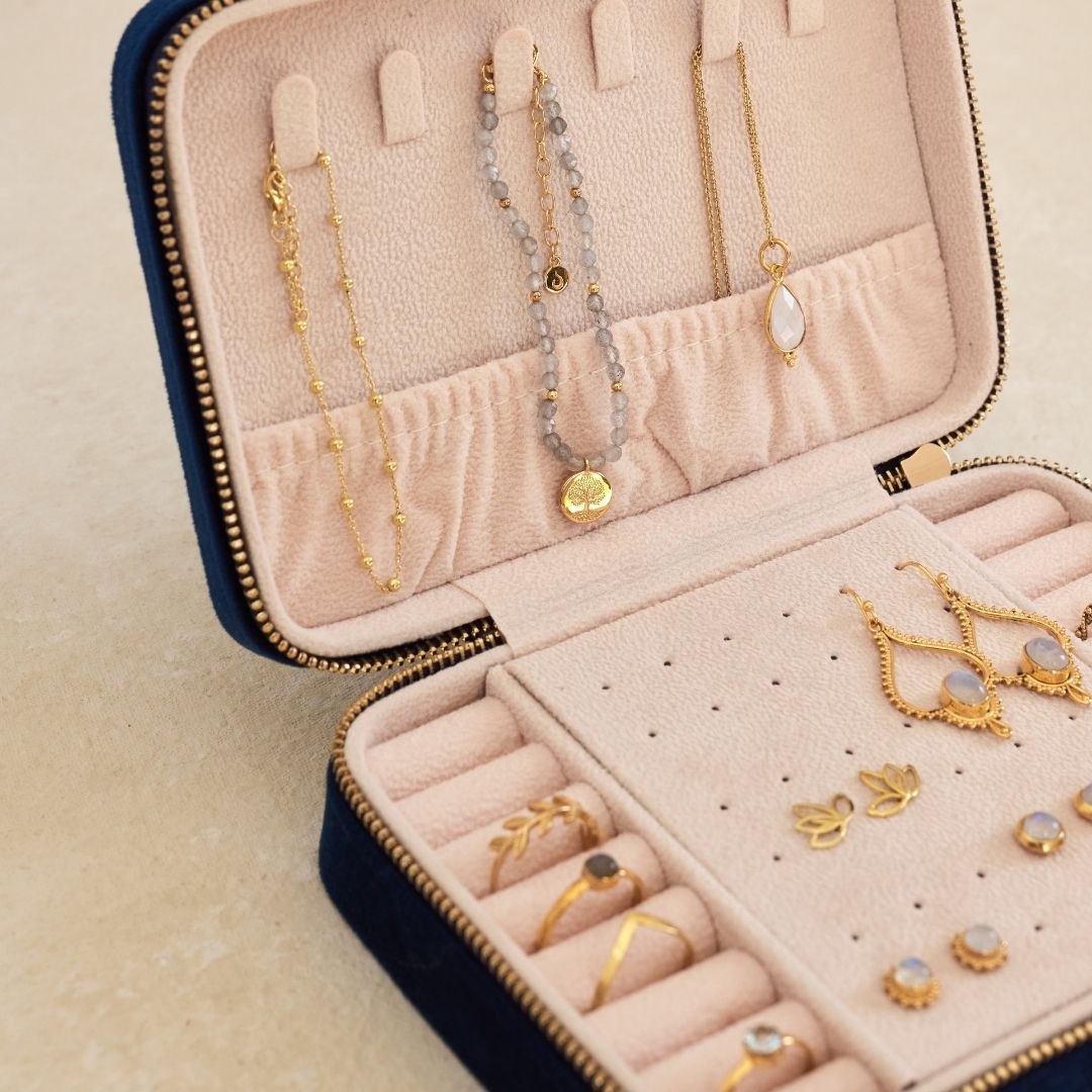 Lily Schmuckkästchen/ Reiseetui (navy)