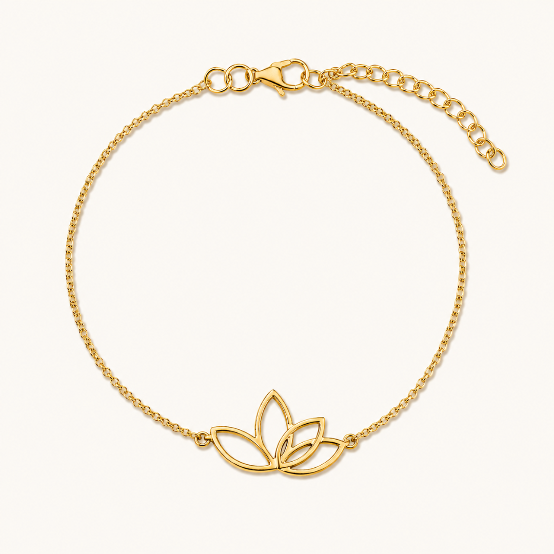 Lotus Armband Golden
