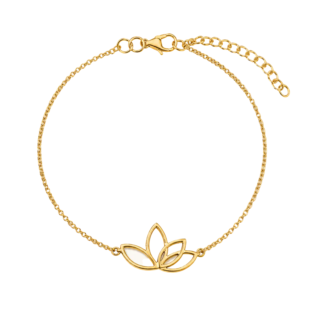 Lotus Armband Golden