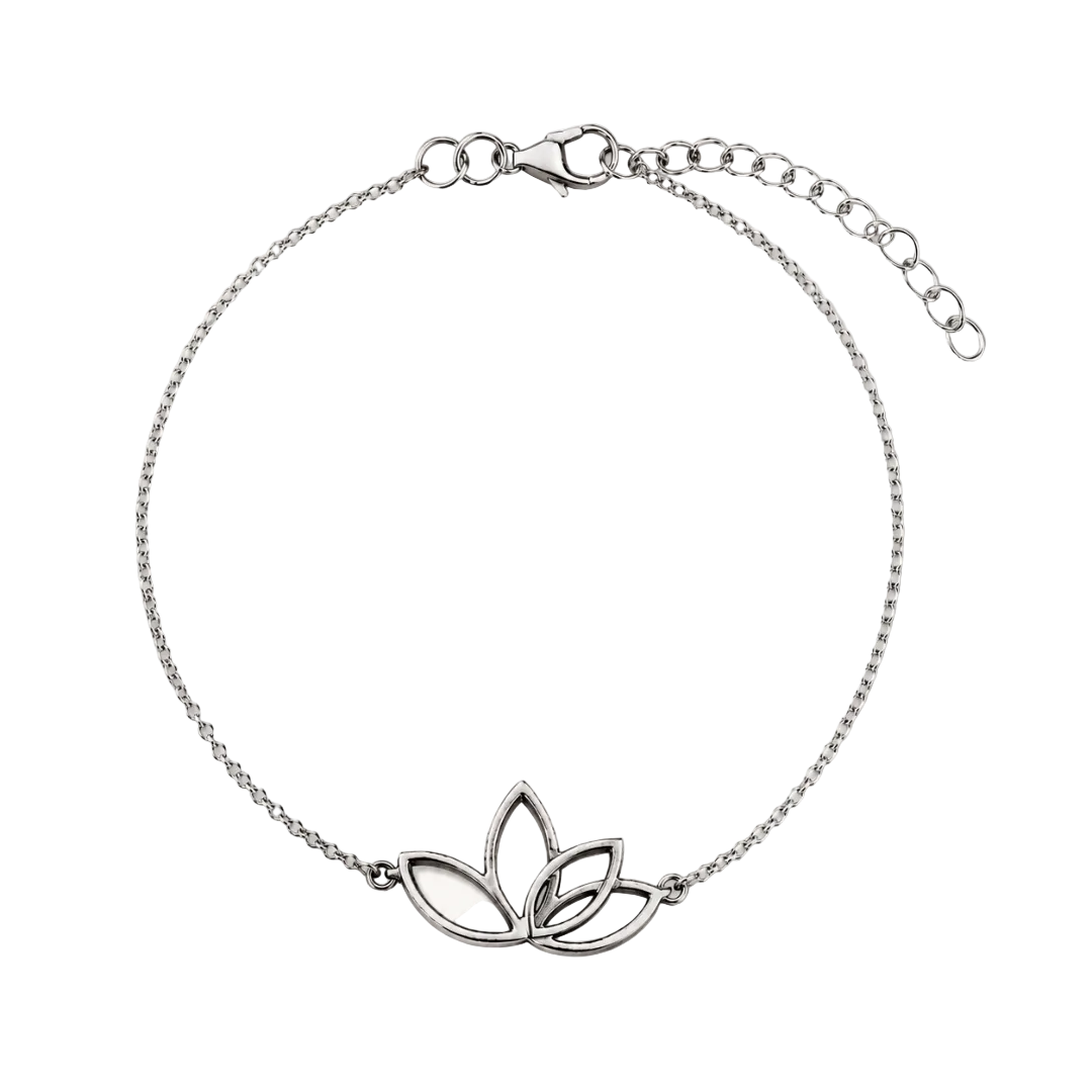 Lotus Armband Silber