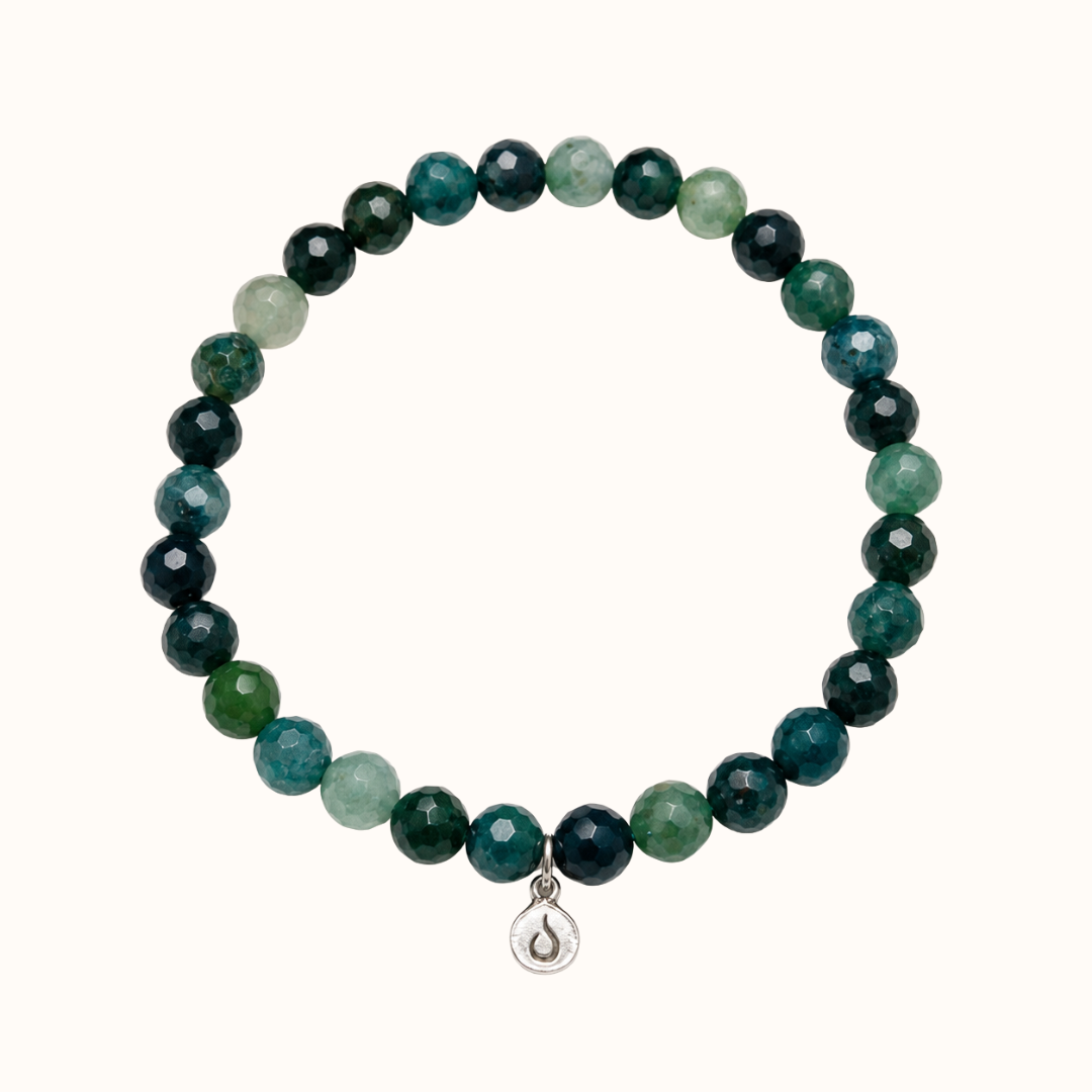 GROWTH Moosachat Armband