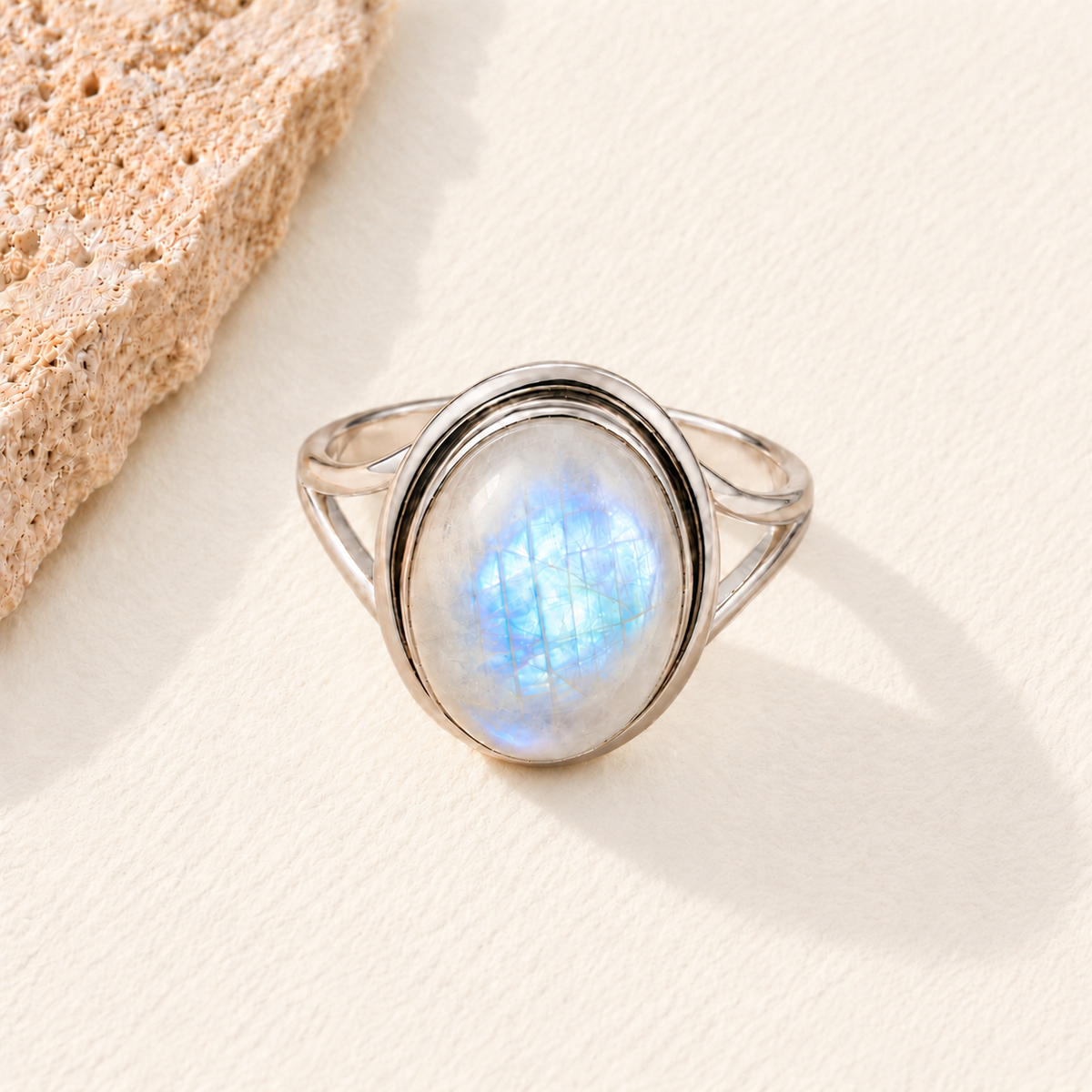 Aylin Mondstein Ring Silber