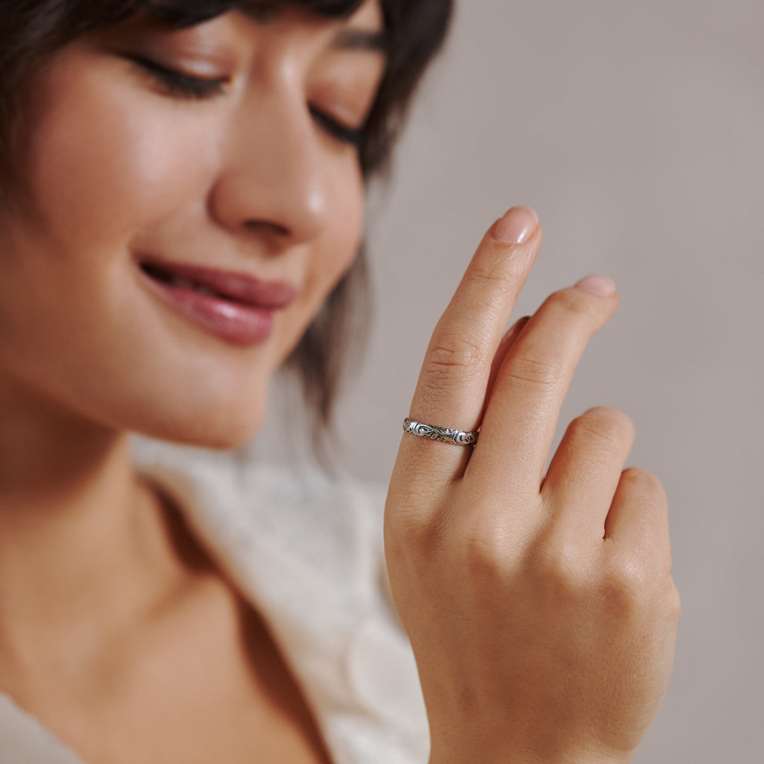 Hera Ring Silber