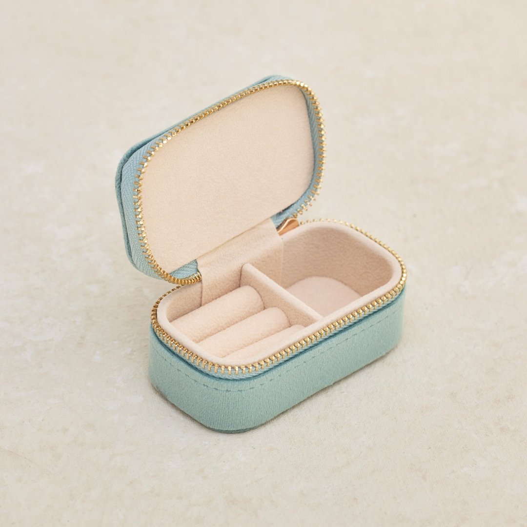 Daisy Schmuckkästchen/ Reiseetui (mintgrün)