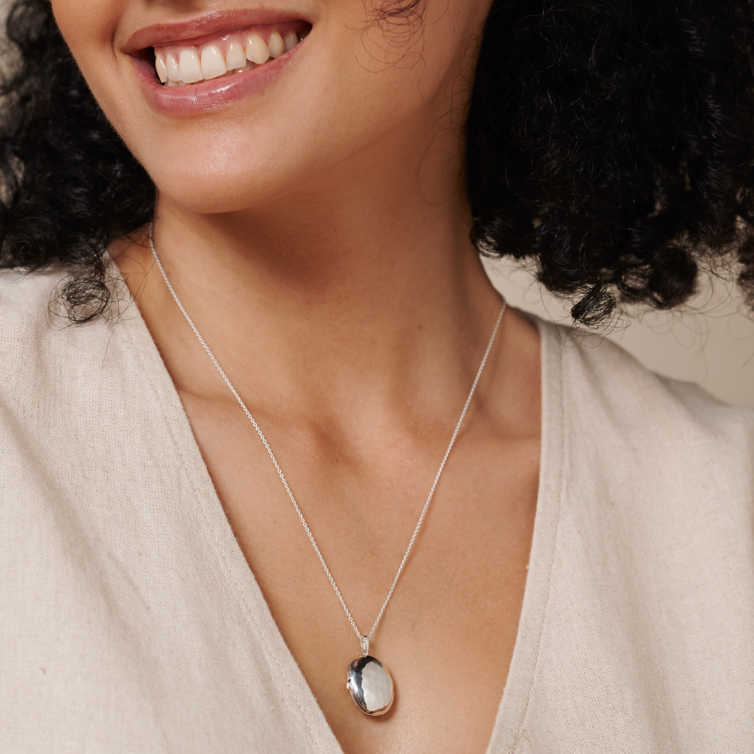 Anaya Medaillon Silber