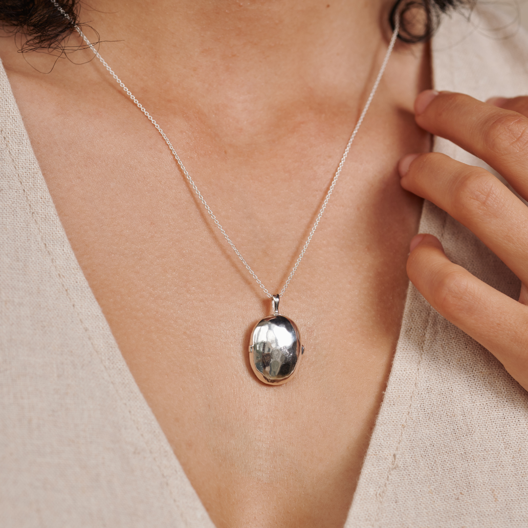 Anaya Medaillon Silber