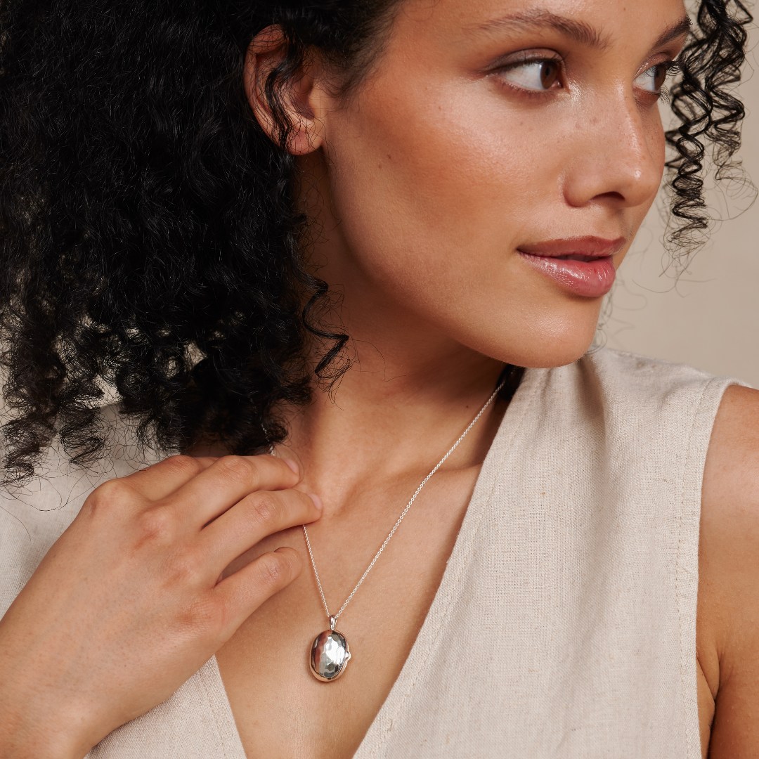 Anaya Medaillon Silber