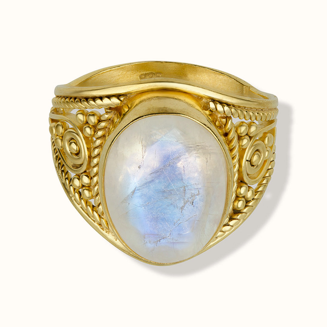 Atlas Mondstein Ring Golden