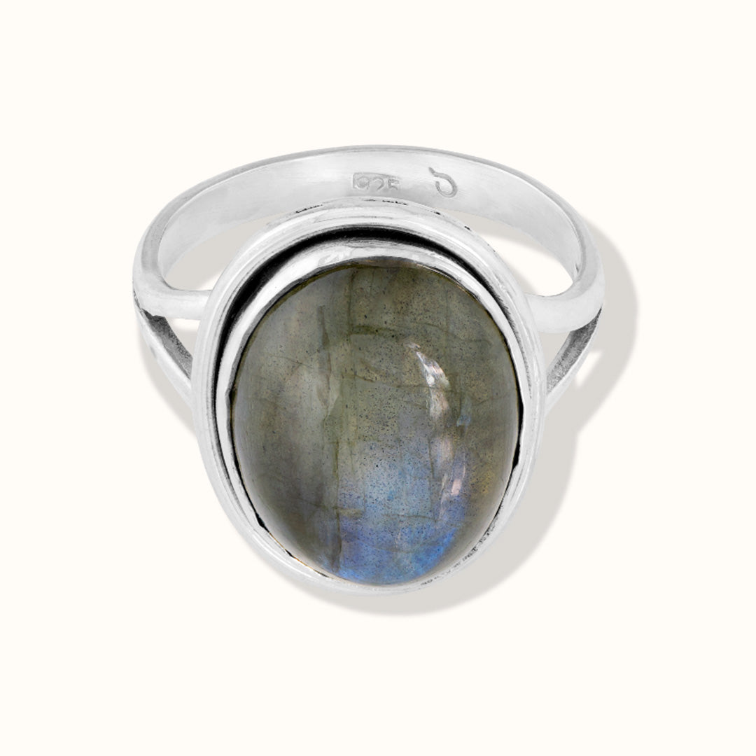 Aylin Labradorit Ring Silber