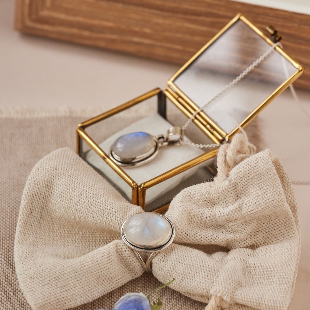 Aylin Mondstein Ring Silber