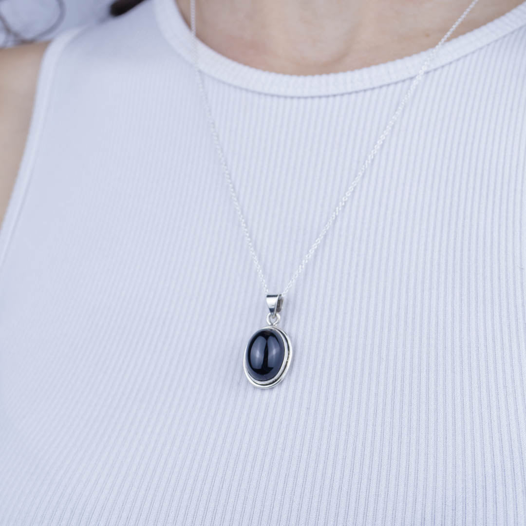 Aylin Onyx Charm Silber - Spirit of Liebs