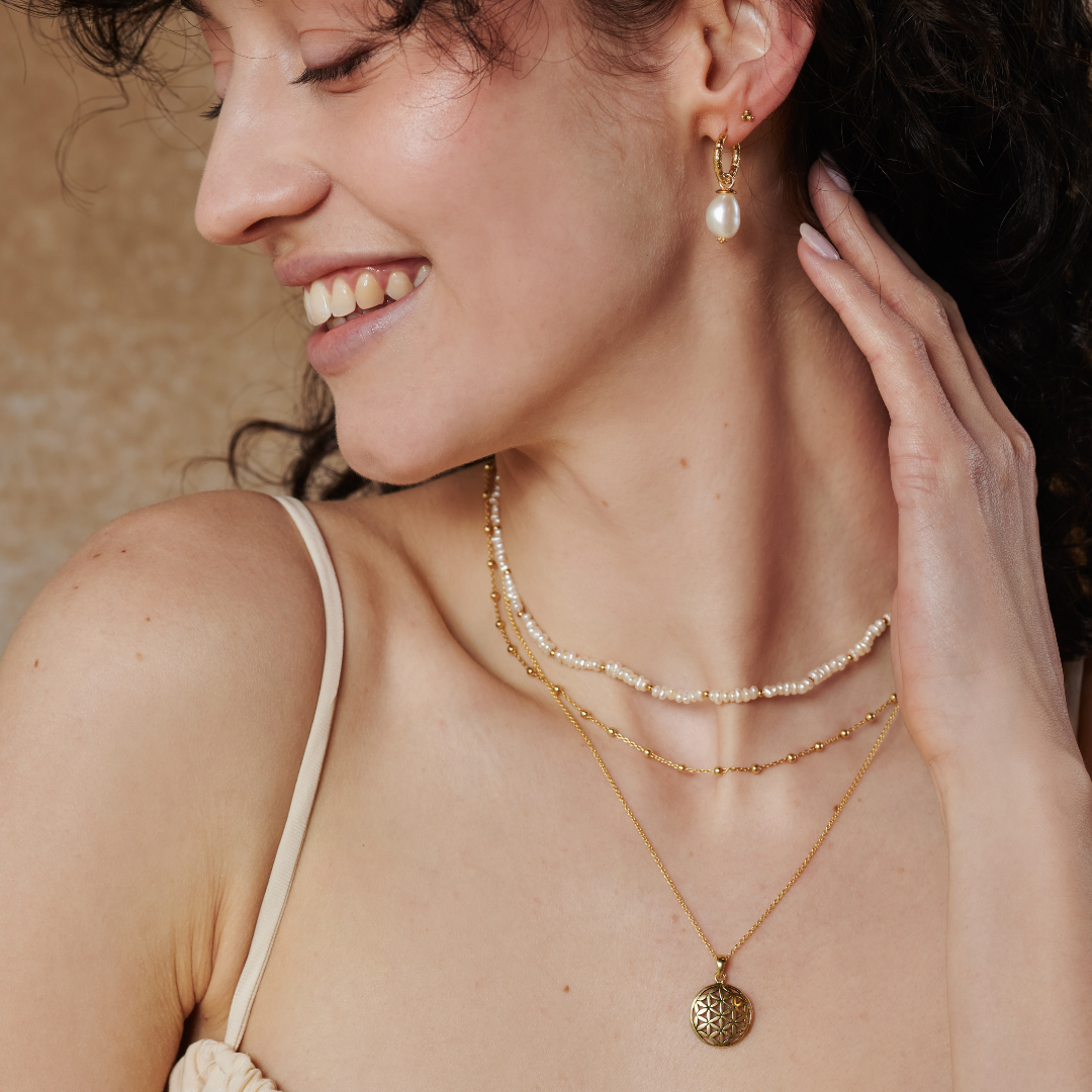 Perla Hoops Golden