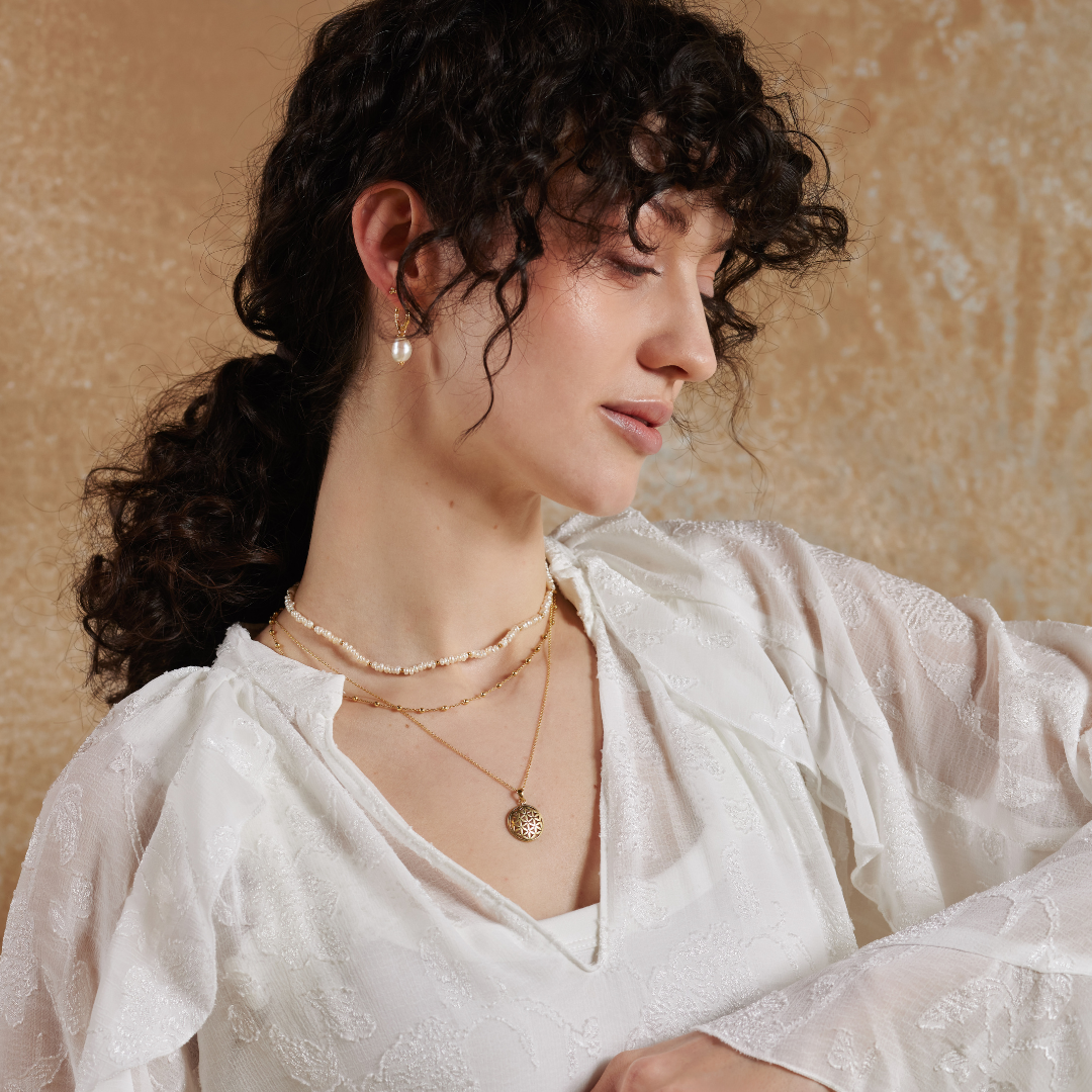 Perla Hoops Golden