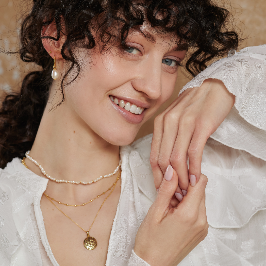 Perla Hoops Golden