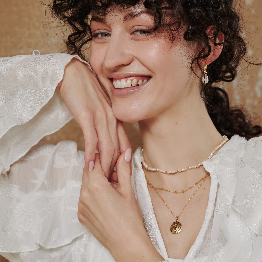 Perla Hoops Golden