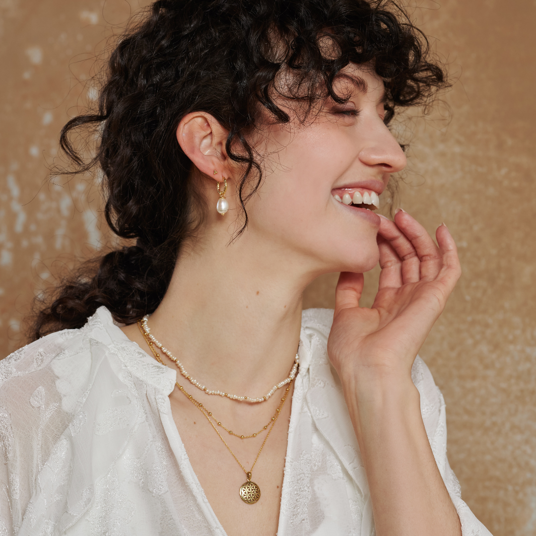 Perla Hoops Golden