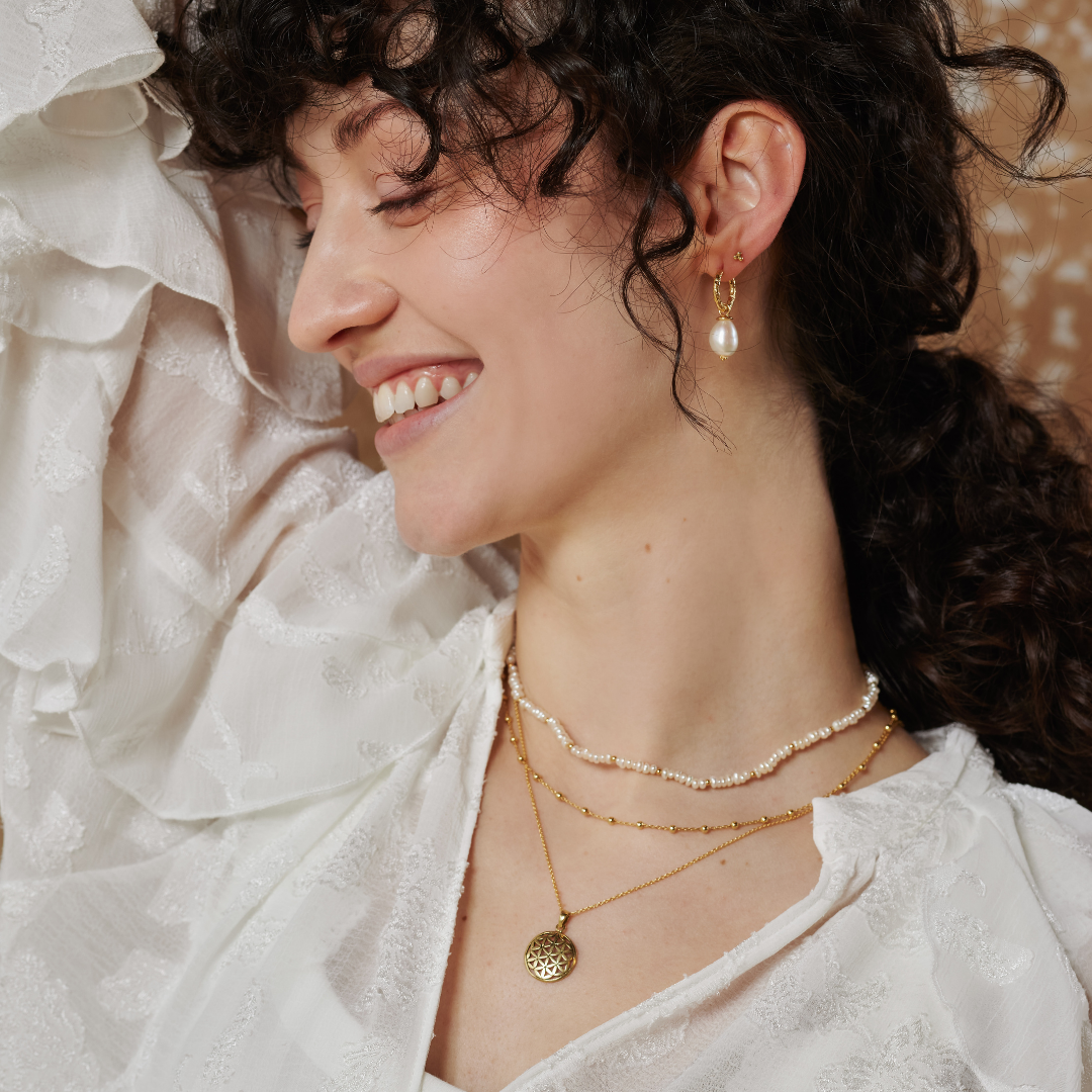 Perla Hoops Golden