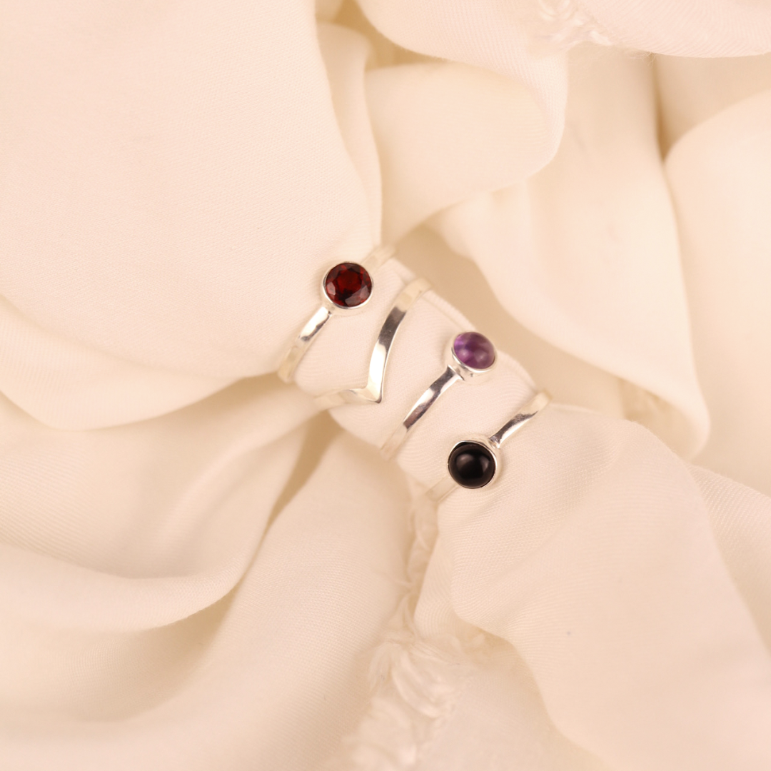 Bold Una Stacking Silber Set - Spirit of Liebs