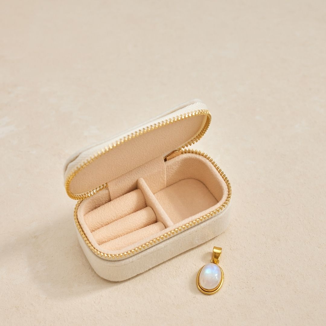 Daisy Schmuckkästchen/ Reiseetui (beige)