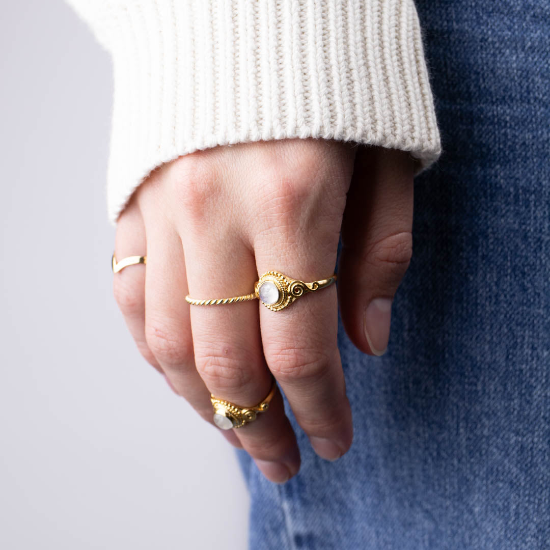 Dara Mondstein Ring Golden - Spirit of Liebs