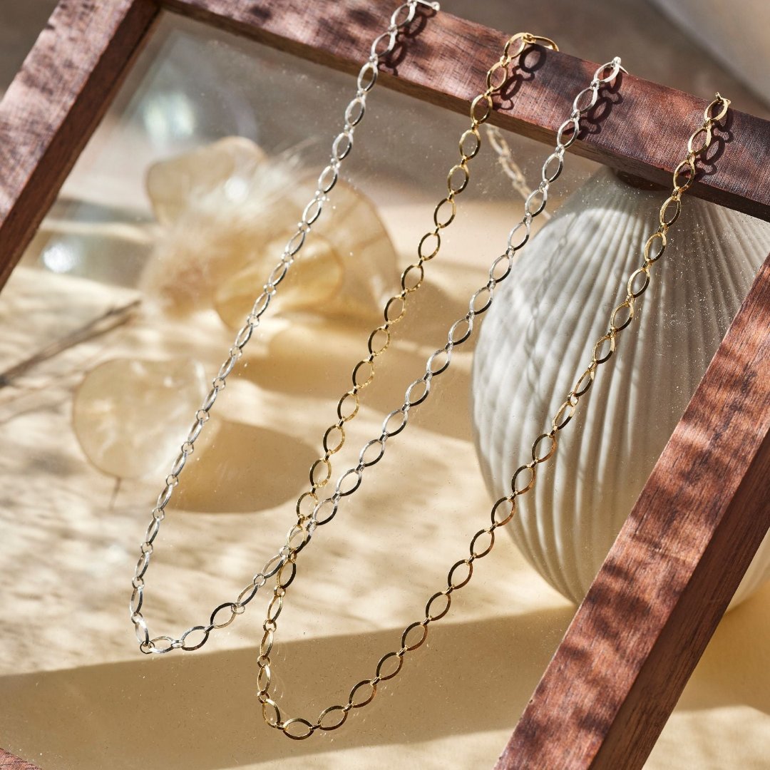 Figaro Kette Silber