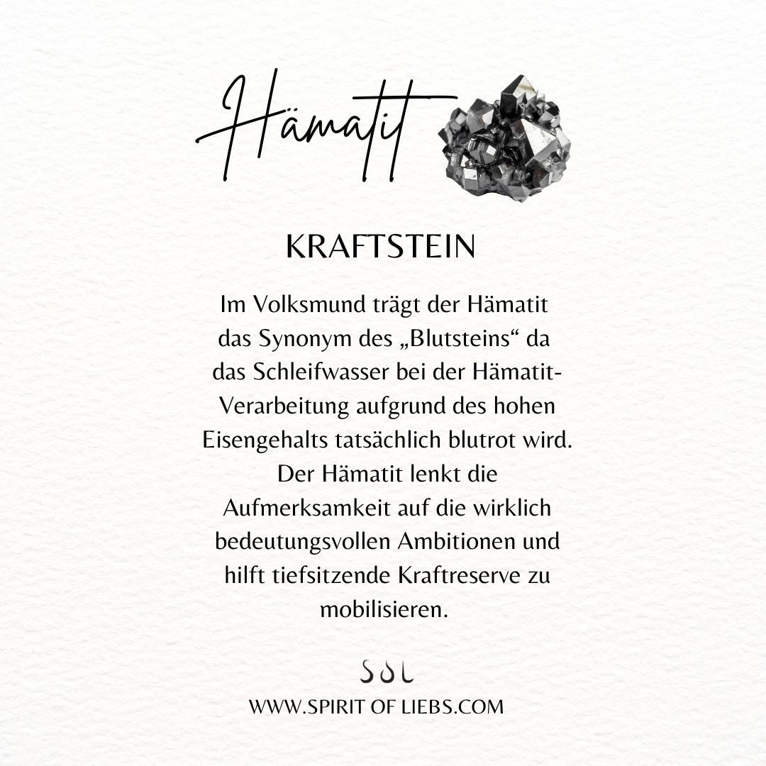 Bold Hämatit Armband - Spirit of Liebs
