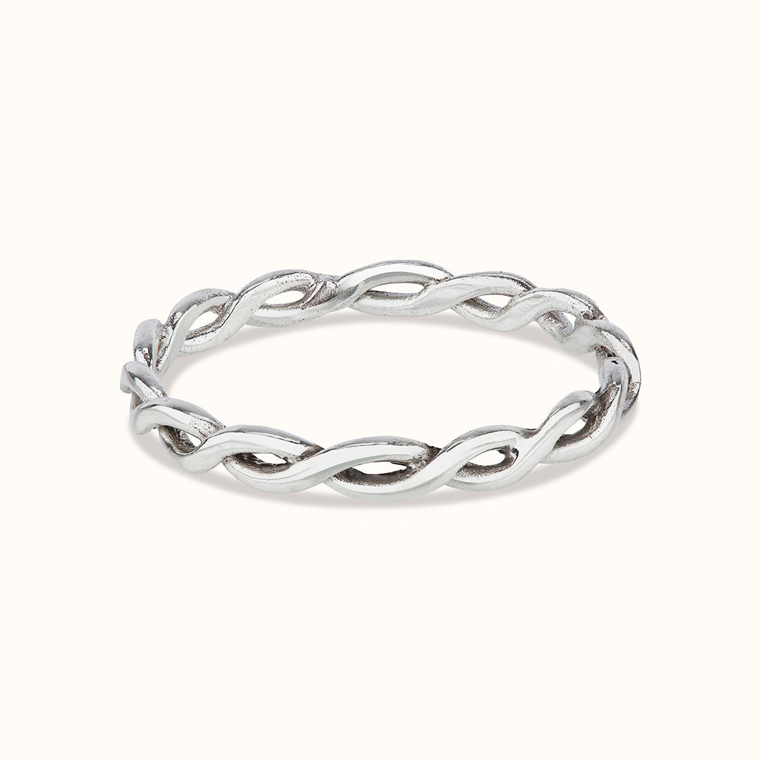 Infinity Ring Silber
