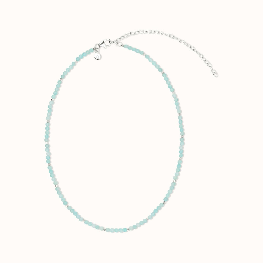 "I can and I will" Amazonit Kette Silber - Spirit of Liebs