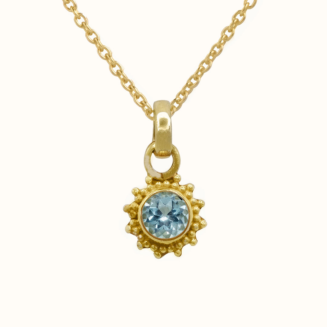 Indische Sonne Topas Charm Golden