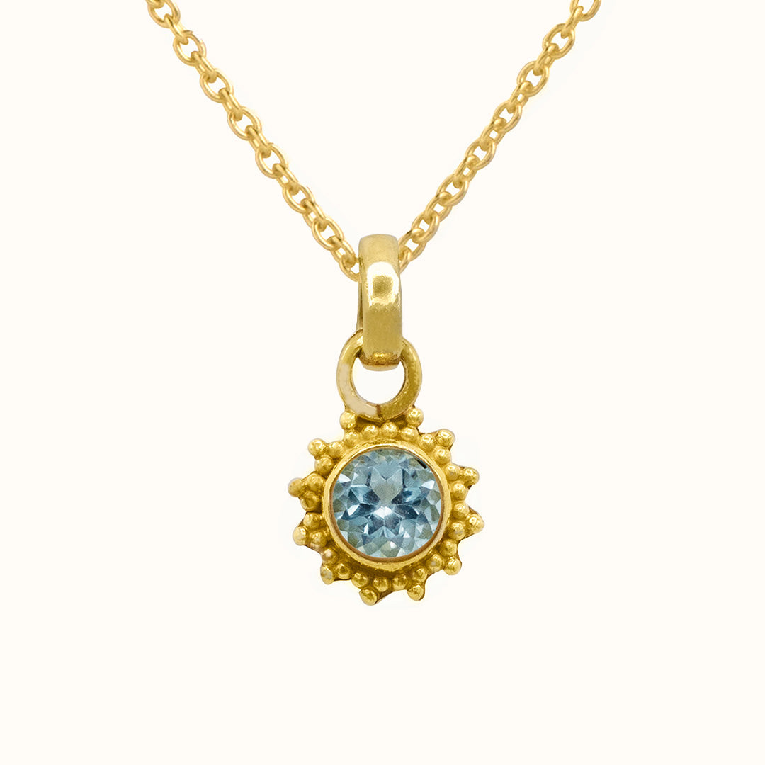 Indische Sonne Topas Charm Golden