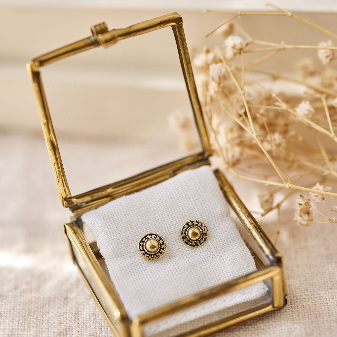 Iris Ohrstecker Golden