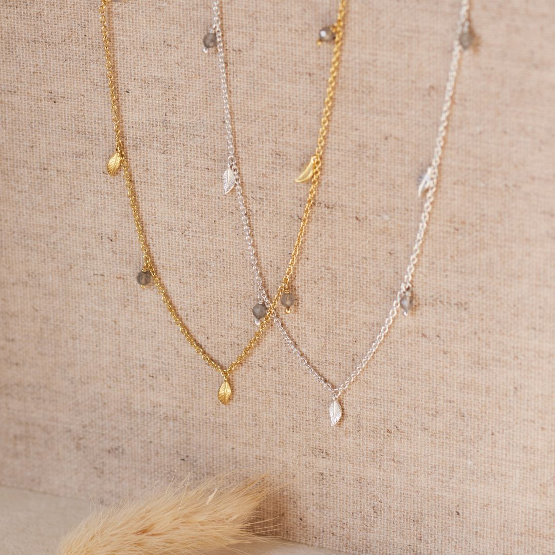 Juna Labradorit Kette Golden