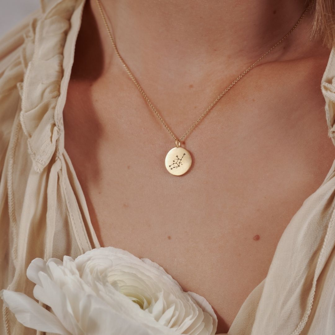 Jungfrau Münzen Charm Golden