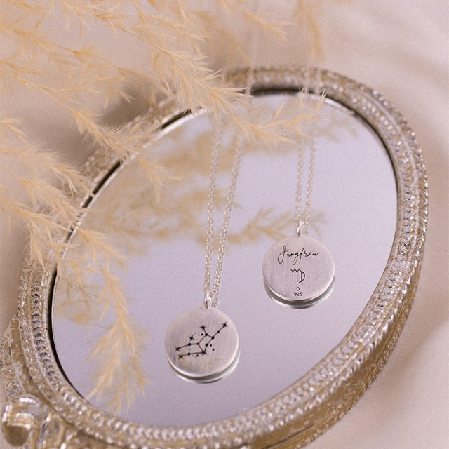 Jungfrau Münzen Charm Silber - Spirit of Liebs