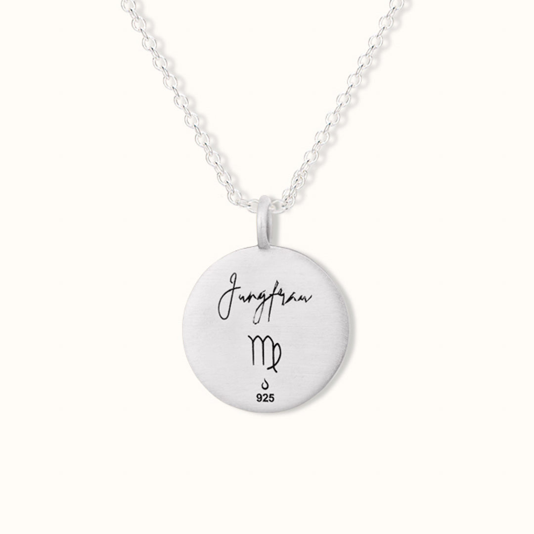 Jungfrau Münzen Charm Silber