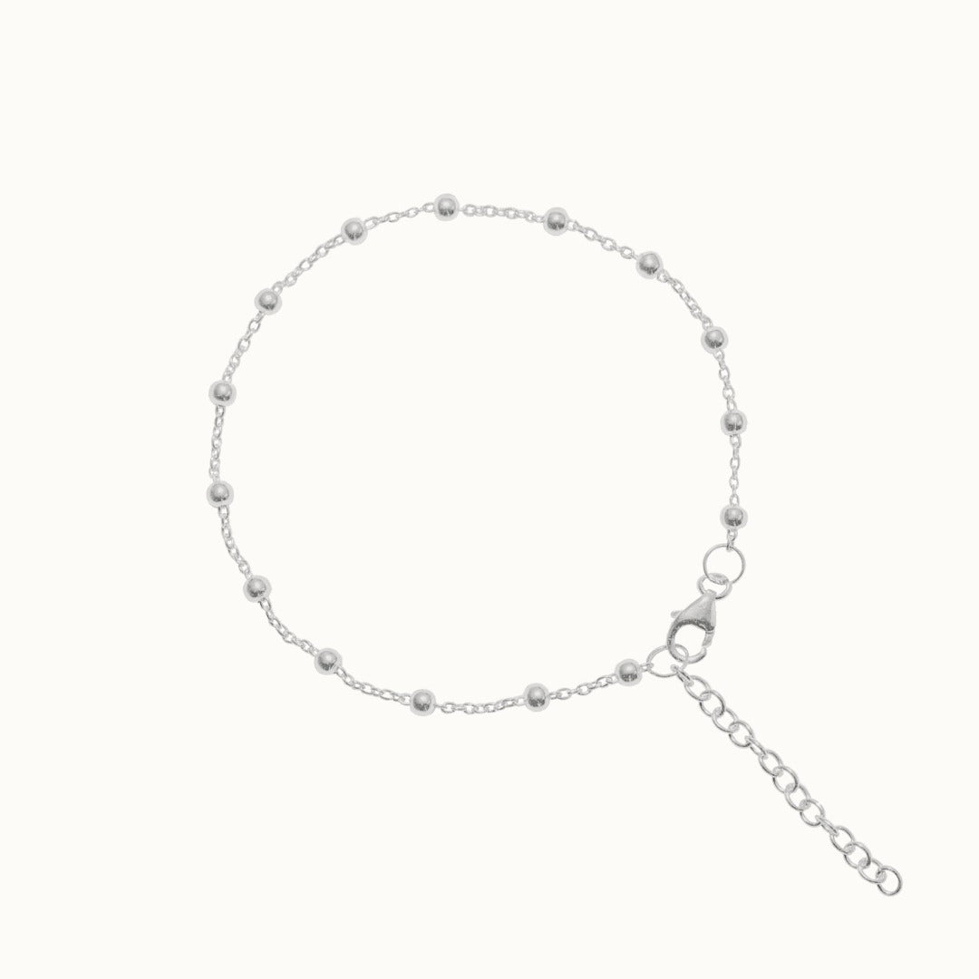 Kosmos Fußkettchen Silber - Spirit of Liebs